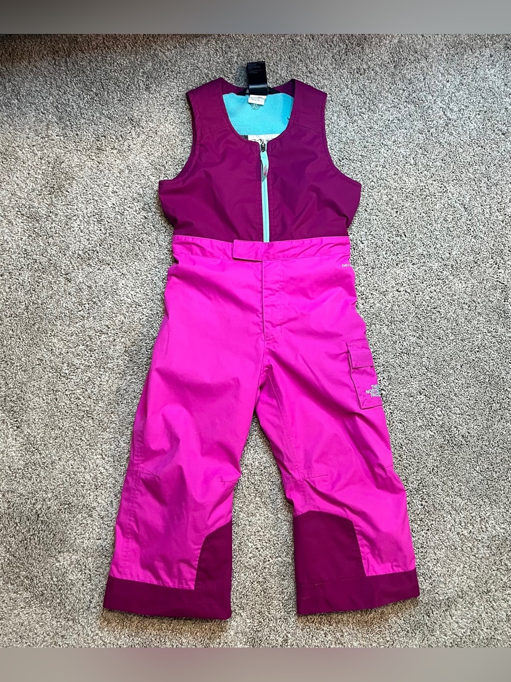 3T North Face DryVent Insulated Snow Bib Overalls